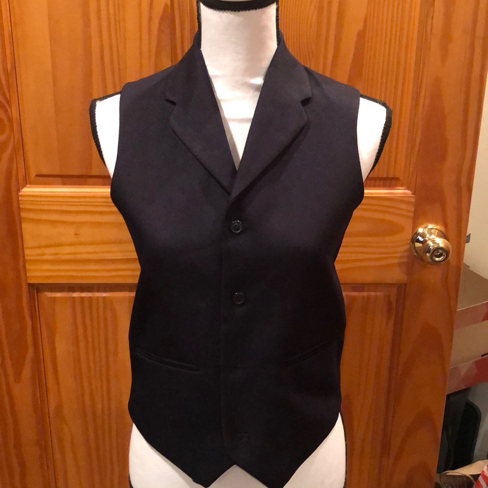Boys Navy Vest, Size 12R